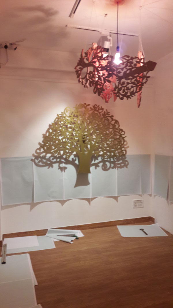 Amiya and Champa trees 
Installation 